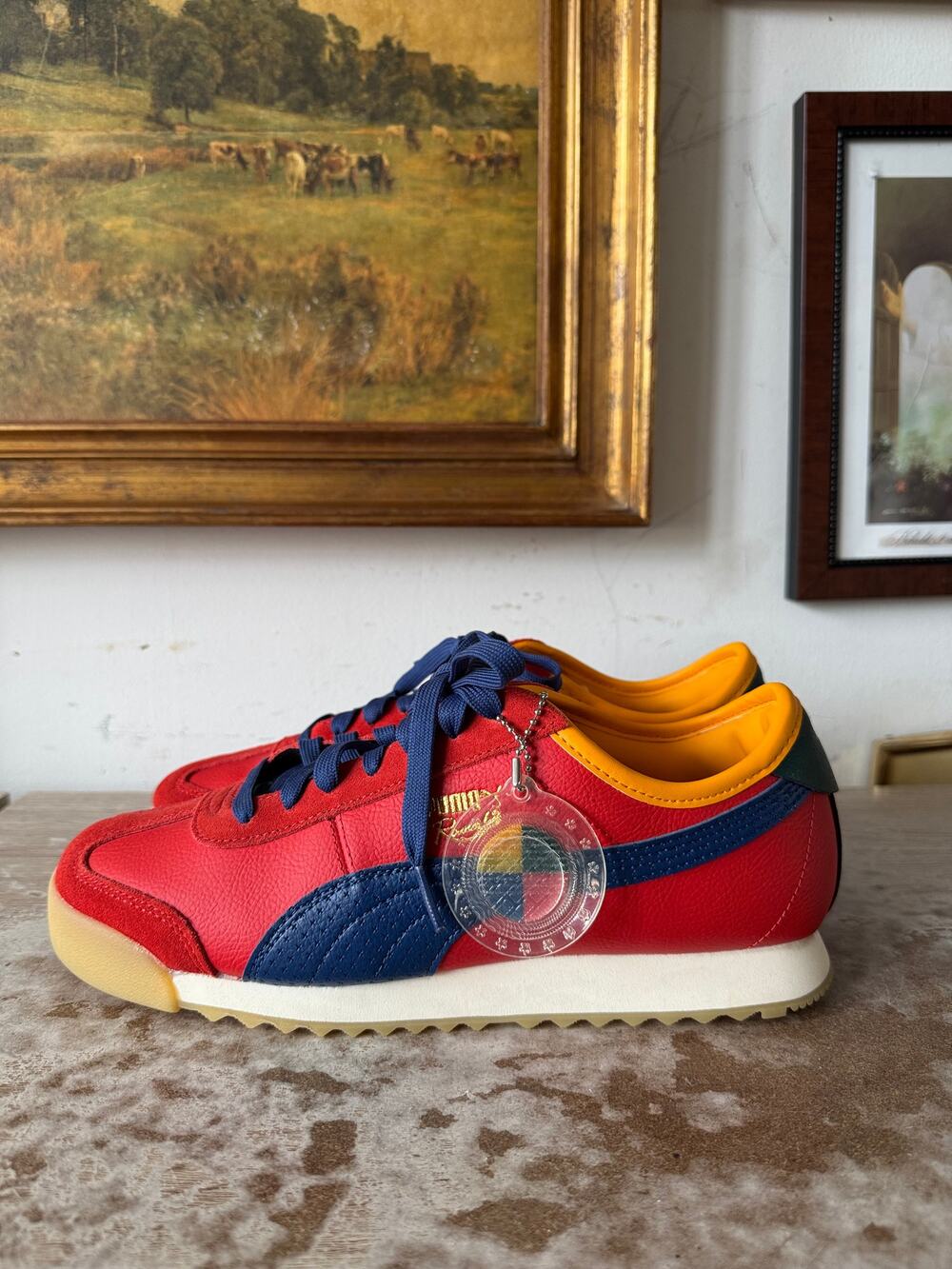 Puma Roma Primary Color  ‘68 Sneakers Size Mens 8.5